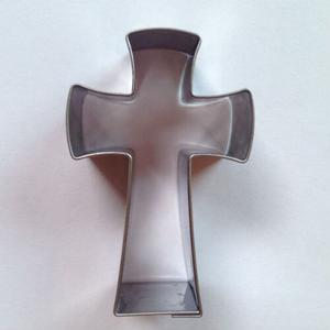 Kereszt kiszúró mézeskalács szaggató forma 6,3 cm