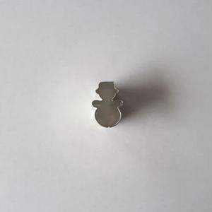 Mini hóember linzer közép, karácsonyi linzer kiszúró forma 1,8 cm